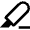 Design Highlighter Icon from Nova Line Set
