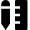 Design Pen Ruler Icon from Nova Solid Set