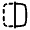 Mirror Right Icon from Solar Linear Set