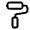 Paint Roller Icon from Solar Linear Set