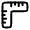 Ruler Angular Icon from Solar Linear Set