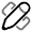 Ruler Cross Pen Icon from Solar Line Duotone Set