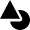 Shape Triangle Circle Icon from Nova Solid Set