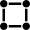Vector Anchor Square Icon from Nova Solid Set