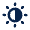 Brightness Line Icon from Mingcute Line Set