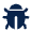 Bug Fill Icon from Mingcute Fill Set