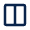Columns 2 Line Icon from Mingcute Line Set