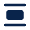 Distribute Spacing Vertical Fill Icon from Mingcute Fill Set