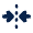 Fold Horizontal Fill Icon from Mingcute Fill Set