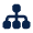 Sitemap Fill Icon from Mingcute Fill Set
