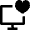 Desktop Heart Icon from Nova Line Set