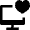 Desktop Heart Icon from Nova Solid Set