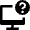 Desktop Question Icon from Nova Solid Set
