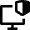 Desktop Shield Icon from Nova Line Set