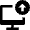 Desktop Upload Icon from Nova Solid Set