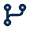 Git Branch Line Icon from Mingcute Line Set