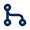 Git Merge Line Icon from Mingcute Line Set