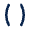 Parentheses Line Icon from Mingcute Line Set