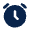 Alarm 2 Fill Icon from Mingcute Fill Set