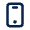 Cellphone 2 Line Icon from Mingcute Line Set