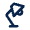 Desk Lamp 2 Line Icon from Mingcute Line Set