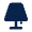 Desk Lamp Fill Icon from Mingcute Fill Set