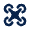 Drone Fill Icon from Mingcute Fill Set