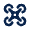 Drone Line Icon from Mingcute Line Set