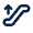 Escalator Up Line Icon from Mingcute Line Set