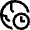 Globe Clock Schedule Icon from Nova Line Set