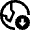 Globe Download Icon from Nova Line Set