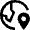 Globe Location Pin Icon from Nova Line Set
