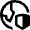 Globe Security Shield Icon from Nova Line Set