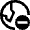 Globe Subtract Remove Icon from Nova Line Set