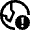 Globe Warning Icon from Nova Line Set