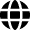 Globe Wireframe Icon from Nova Solid Set