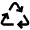 Arrows Recycle Icon from Atlas Line Set