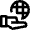 Ecology Globe Hand Icon from Nova Line Set