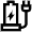 Electric Battery Charge Icon from Atlas Line Set