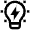 Electric Lightbulb Icon from Atlas Line Set