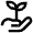 Hand Holding Plant Icon from Atlas Line Set