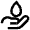 Hand Holding Water Icon from Atlas Line Set