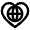 Heart Earth Icon from Atlas Line Set