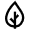 Leaf Icon from Atlas Line Set