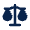Balance Fill Icon from Mingcute Fill Set