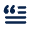 Blockquote Line Icon from Mingcute Line Set
