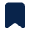 Bookmark Fill Icon from Mingcute Fill Set