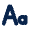 Font Size Fill Icon from Mingcute Fill Set