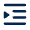 Indent Increase Line Icon from Mingcute Line Set