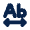 Letter Spacing Fill Icon from Mingcute Fill Set